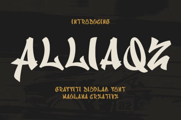 Alliaqz: Bold Display Font for Creative Makers