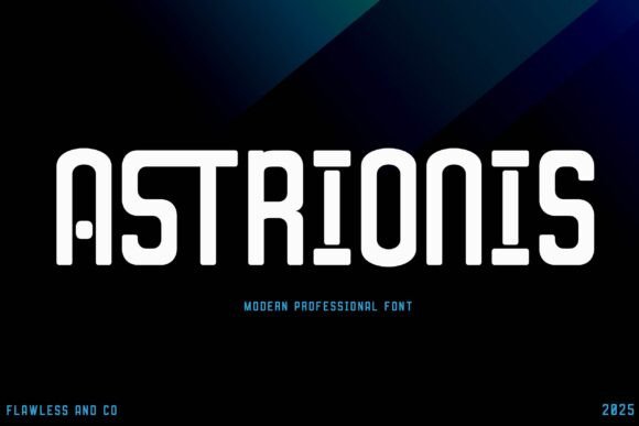 Astrionis: A Futuristic Font for Creative Makers