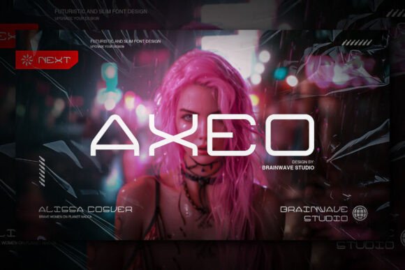 Axeo: A Bold Font for Digital Design