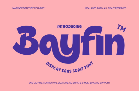 Bayfin: Bold and Playful Display Font