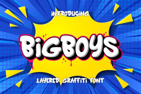 Bigboys Font: Bold & Chunky Display Type