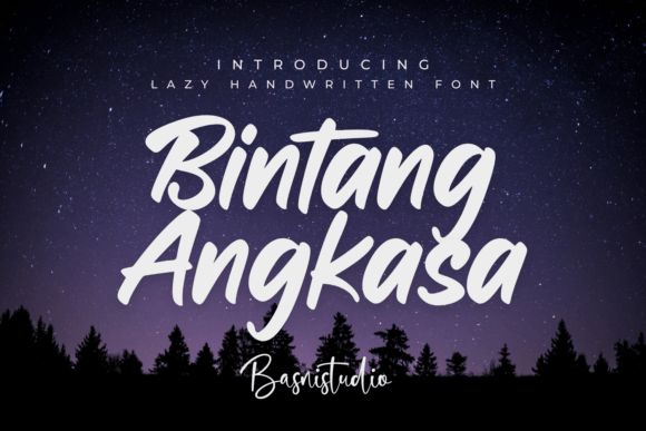 Bintang Angkasa: A Bold Display Font