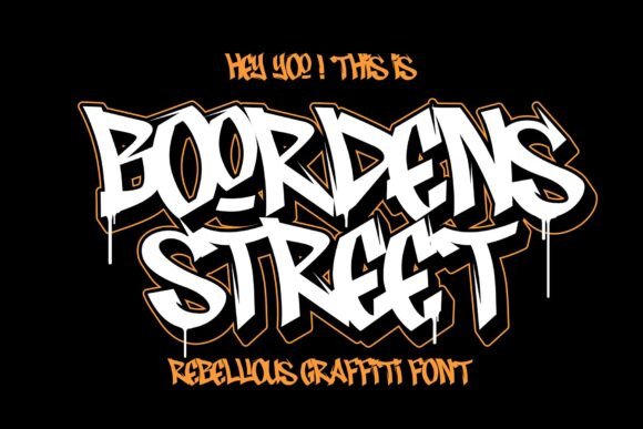 Boorden Street: A Bold Display Font