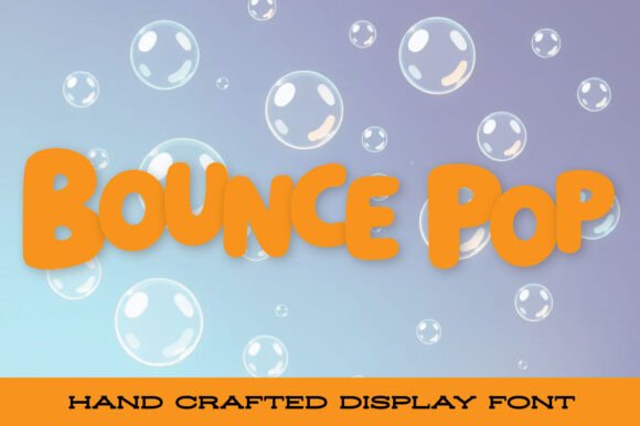 Bouncepop Font: Playful Typography for Crafters