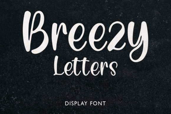 Breezy Letters: A Font That Elevates Your Brand