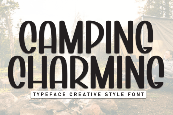 Camping Charming: A Bold, Whimsical Display Font