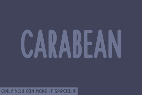 Carabean Font: Bold and Bubbly for Web Design