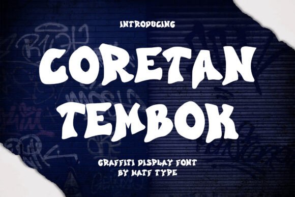 Coretan Tembok: A Bold Font for Business