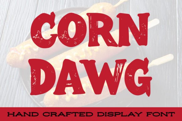 Corn Dawg: A Bold Display Font