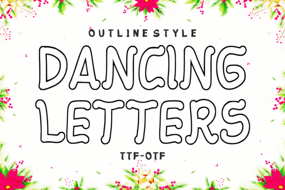 Dancing Letters Font for Bold Visuals