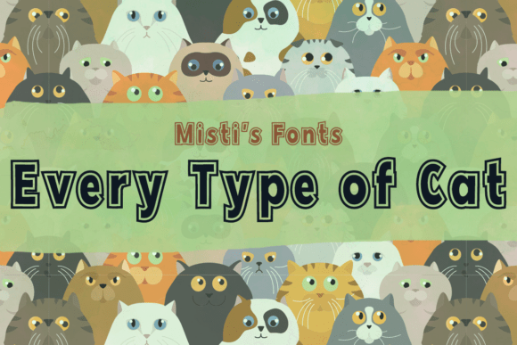 Every Type of Cat Font