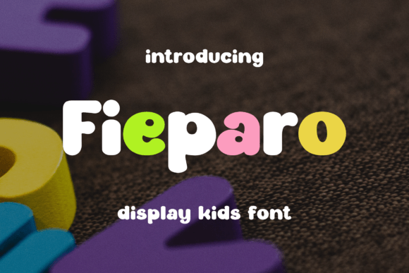 Fieparo: A Bold Display Font