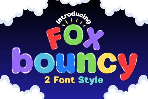 Fox Bouncy Font for Creative Projects