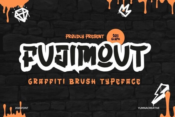 Fujimout: A Bold Display Font