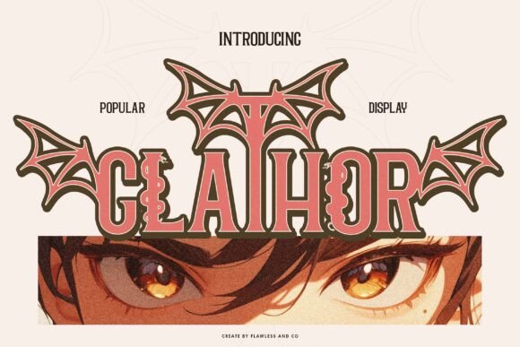 Glathor: A Bold Display Font