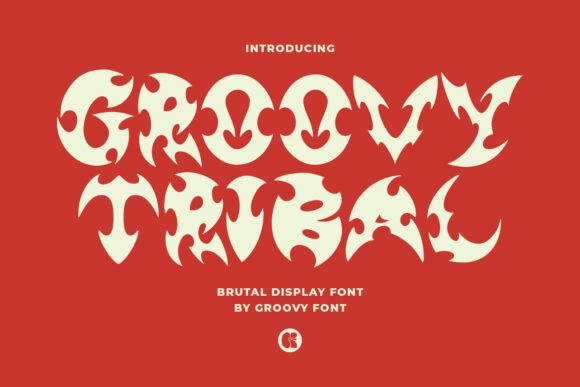 Groovy Tribal Font for Creative Projects