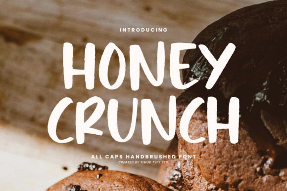 Honey Crunch: A Bold, Playful Display Font