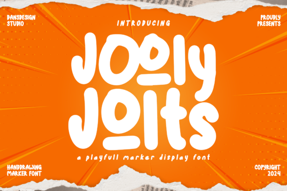 Jooly Jolt: A Playful Typeface for Creative Projects