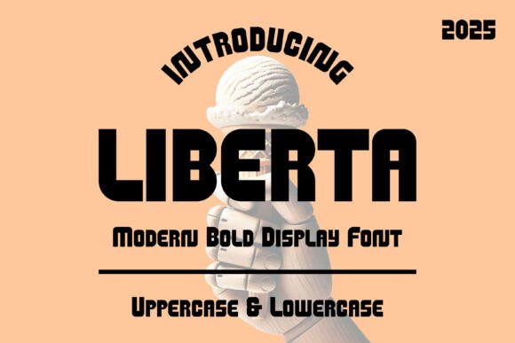 Liberta: A Bold Display Font for Web Design