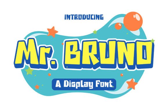 Mr. Bruno Font: Bold Display Type
