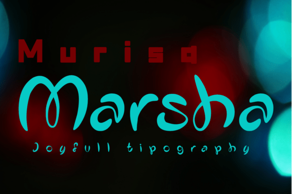 Murisa Marsha Font for Creative Projects