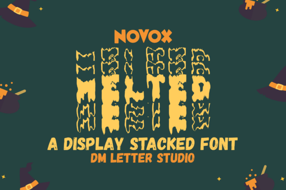 Novox Melted Stacked: A Bold Display Font