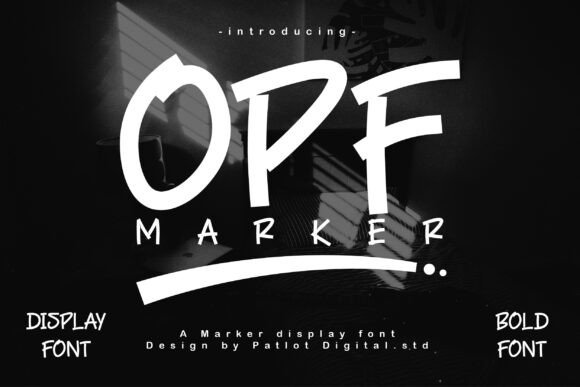 Opf Marker: Bold Typography for Impact