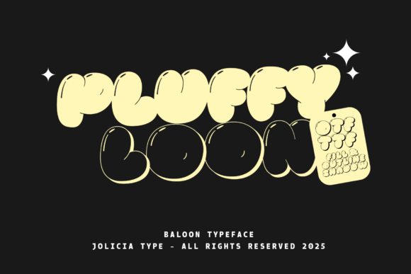 Pluffy Loon: A Playful Display Font