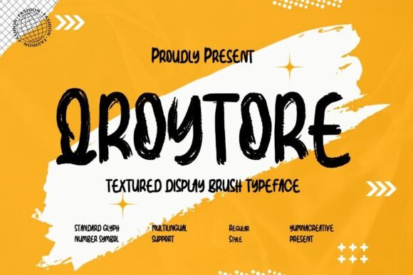 Qroytore Font for Eye-Catching Design