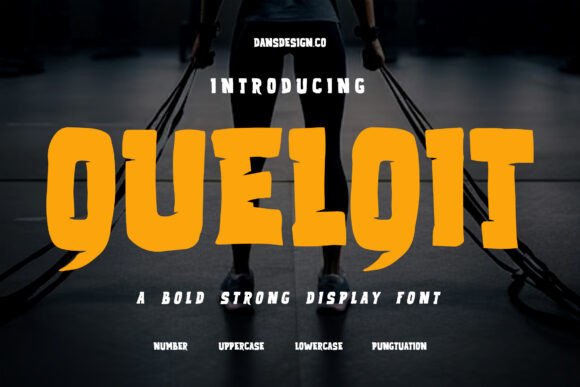 Quelqit: A Bold Display Font for Dynamic Branding