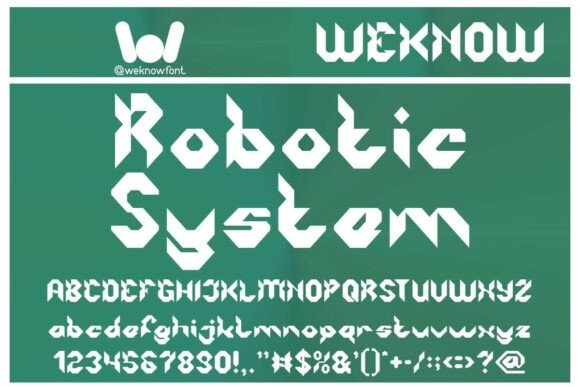 Robotic System: A Bold Font for Editorial Design