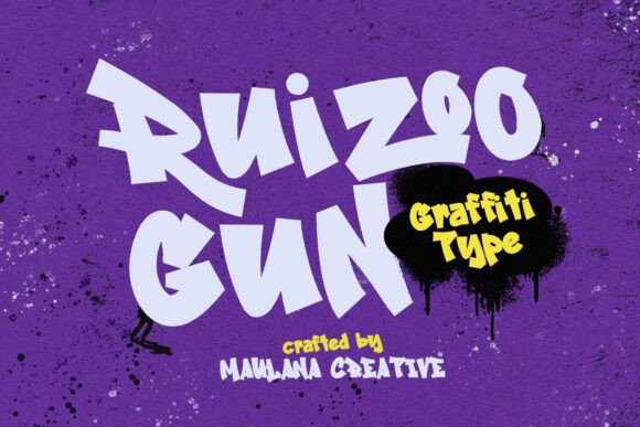 Ruizoo Gun: Bold Font for Creative Projects