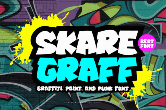 Skare Graff: Bold Font for Street-Style Design