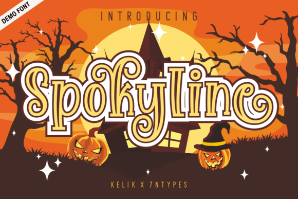 Spokyline Demo: A Halloween Font for Bold Branding