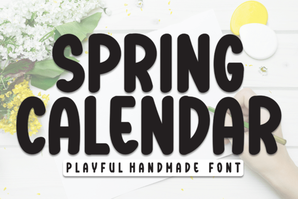 Spring Calendar Font Review