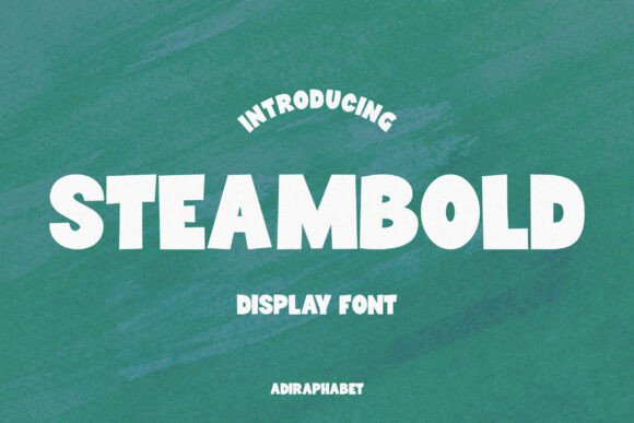 Steambold: A Bold Statement in Display Typography