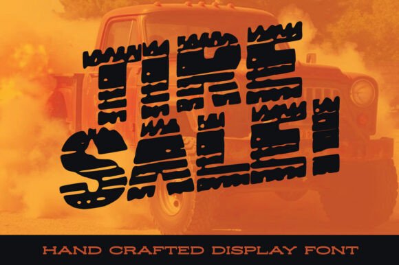 Tire Sale Font: Bold & Rugged