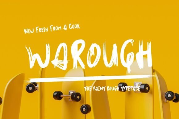 Warough: A Bold Display Font for Impactful Design