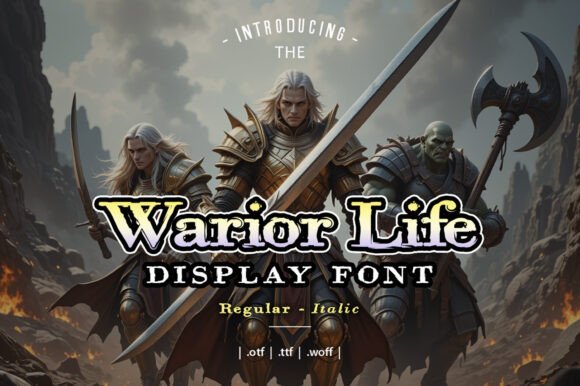 Warrior Life Font: Bold and Beautiful